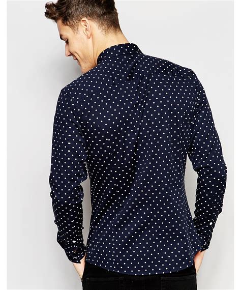 dior polka dot shirt dress|Polka Dots Tie Navy Blue Silk .